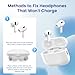 Wireless Charging Case Only for AirPods Pro 1/2 USB C Prot, Replacement Cases Compatible with AirPod Pro 1st / 2nd Gen Charger Case Type-c, (No Earbuds) (for Airpods pro 1/2)