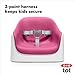 OXO Tot Nest Booster Seat with Removable Cushion, Pink