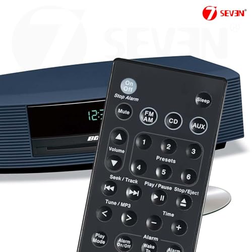 Image of 7SEVEN Compatible with Bose Wave Music System Remote Control Suitable for AWRCC1 AWRCC2 AWRCC3 AWRCC4 AWRCC5 AWRCC6 AWRCC7 AWRCC8 AWR1B1 AWR1B2 Sound Touch Music Radio System Model's