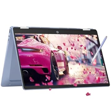 HP Chromebook x360 Laptop 2 em 1-14 polegadas Touchscreen Tablet Stylus Pen - 8 GB de RAM - SSD de 256 GB - Tela FHD - Intel Core i3 N305 Beat i3-1115G4 - Teclado retroiluminado - USB C - Crianças em