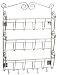 Spectrum Diversified Scroll Mail and Letter Organizer, Wall Mount, Satin Nickel