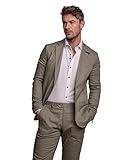 Summer Spring Sage Green Linen Men’s Suit Wedding Slim Fit 2 Piece Set Chest 52R-Waist 46R