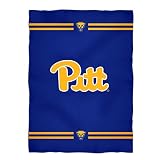 University of Pittsburgh Fleece Throw Blanket Sofa Bedding for Living Room - Ultra Soft Plush Warm & Cozy Blanket for Kids Teenager College Students 40"x58"