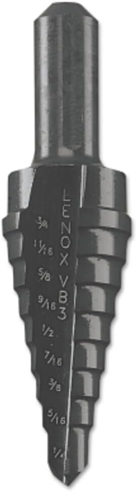 Lenox 30883-VB3 Vari-Bit 9 Size (1/4" to 3/4") Step Drill Bit with 3/8" Shank