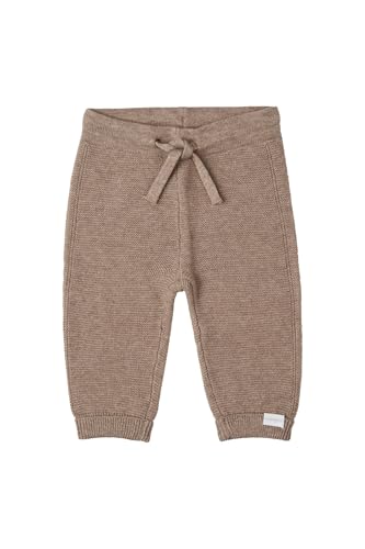 Noppies Unisex Baby U Pants Knit Reg Grover Hose, Taupe Melange - P757, 74 EU