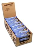 HAFERVOLL Flapjack Mohn Aprikose, Müsliriegel, 18 x 65g Müsliriegel - mit Honig ohne Zusatz von Zucker, Hafer, Cashews, Handmade, im Ofen gebacken