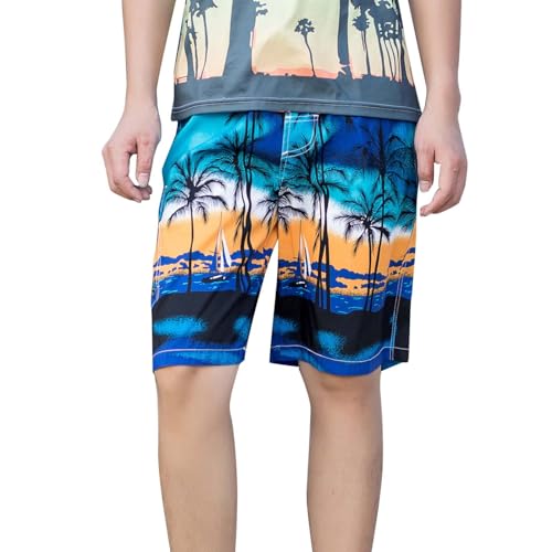 Maillot de bain homme short bermuda blanc pour la plage et les vacances d'été