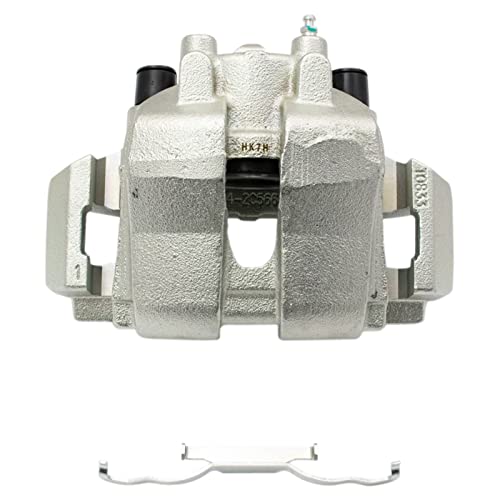 Image of TRQ Front Driver and Passenger Side Brake Caliper Set Caliper Brackets Hardware Compatible with 05-06 Ford Escape with Front Casting #6661 Rear Disc Brakes 05-06 Mazda Tribute S