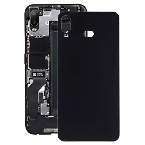 Coque arrière Galaxy A6s noire pour réparer facilement un châssis cassé ou rayé
