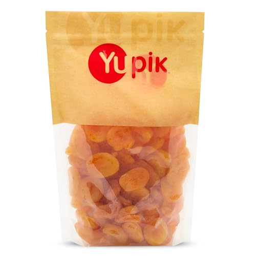 Yupik - Yupik Jumbo Turkish Apricots, 1 kg, Vegan, Kosher, Dried Fruits, Large Pitted Apricots, No Added Sugar, Naturally Sweet, Source of Fiber, Healthy Snacks, Ideal for Baking & Topping