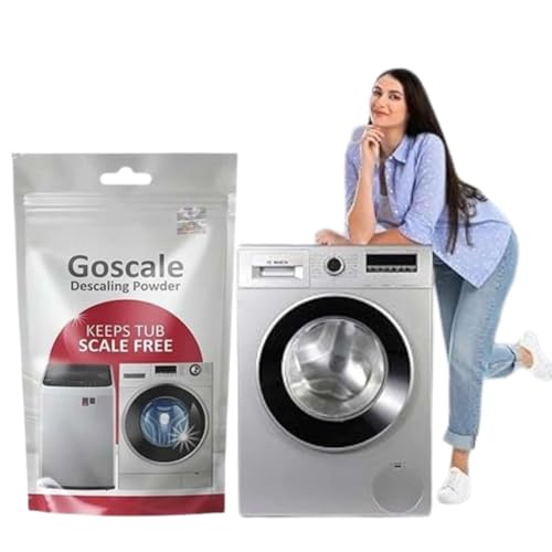 Image of LG Washing Machine Cleaner Descale Powder Descaling Appliance Quick Drum Descale Deep Cleaning for Semi and Fully Automatic Front and Top Load Tub Clean Pouches 100g (Packet Of 4)