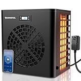 VARMINPOOL Pool Heat Pump 16000 BTU, Electric Pool Heater for Above Ground Pools up to 5500 Gallons, Energy Efficient Heat Pump Pool Heater with WiFi Control,110V- V5