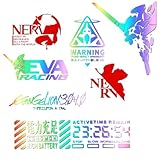 新世紀エヴァンゲリオン 車用ステッカー 反射ステッカーシール ステッカー EVA初号機 零号機 防水シール 車貼る 壁紙 DIY 改造 人気アニメ グッズ コスプレ小物 PC 自転車 バイク 汎用 装飾 飾り物 (I) [並行輸入品]