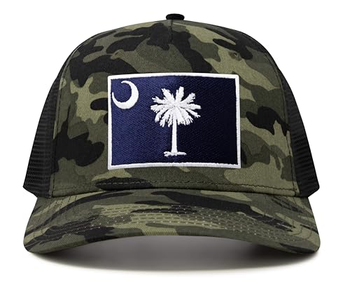 Image of International Tie State Hat for Men and Women, Adjustable Snapback Trucker Baseball Cap with Embroidered Patch