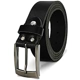 ✔ QUALITÄT: Der Riemen ist hergestellt aus 100% Echt-Büffelleder. Das Leder ist ein besonders stabiles und robustes Vollleder, gefertigt aus einem Stück. Es ist 3,5 cm breit und ca. 3 bis 4 mm stark. Der Gürtel ist für eine Lebensdauer von mehreren Jahren ausgelegt.