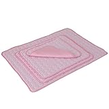 GODGETS Tappetino Rinfrescante per Cane, Animali, Giaciglio Rinfrescante per Cane Gatto Animali Atossico Autorinfrescante Canile Tappeto,Pink,62 * 50CM(Pet<7.5KG)