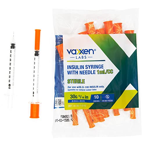 Vaxxen Labs U100 1Ml 30G 1Cc 5/16" (8Mm) - Box Of 100 #TOP1