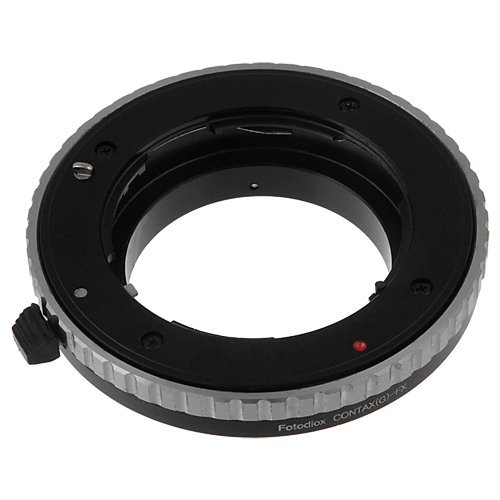 Adaptador de montagem de lente Fotodiox compatível com lente Contax G SLR em câmeras Fuji X-Mount
