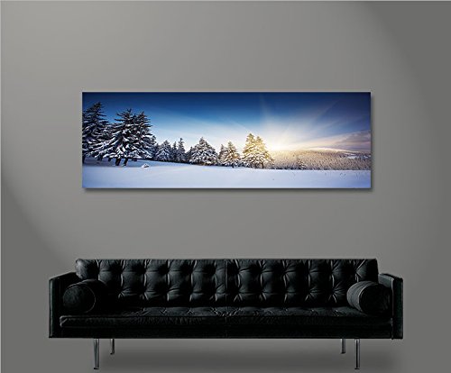 Quadro moderno Paesaggio Invernale Alpino Montagna...