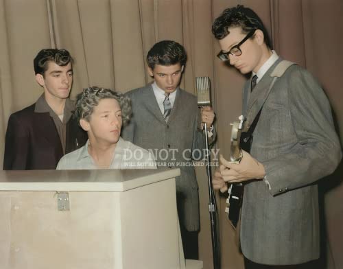 Photo rare de Jerry Lee Lewis et Buddy Holly | Revivez l'émotion Rock de 1958
