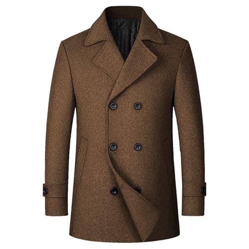 Manteau thermique homme en laine doublée pour une isolation maximale