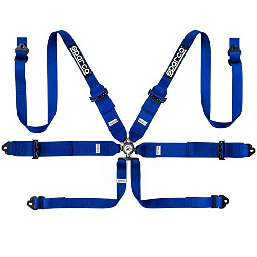SPARCO S04818RH1AZ 6 Points Harness Blue