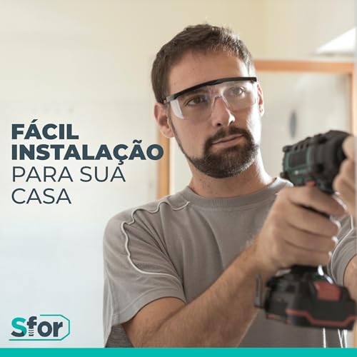 Sfor - Bucha SF Nylon 6mm com Parafuso Madeira Phillips 3,8X40-100 Buchas + 100 Parafusos