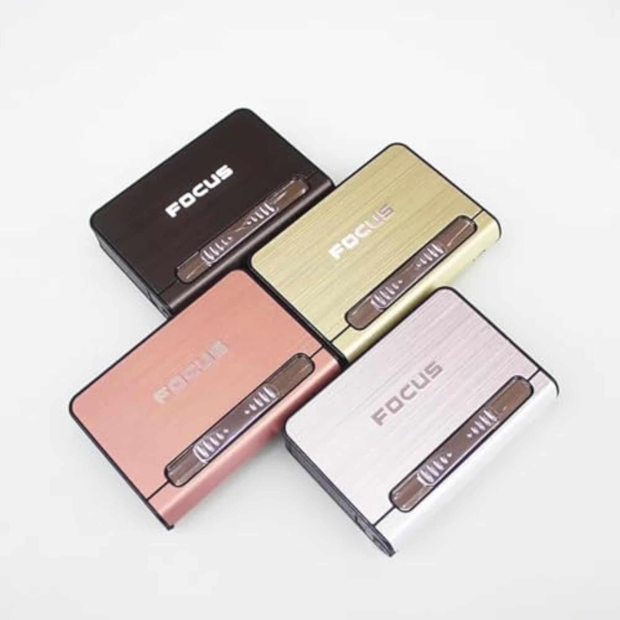 Focus Long Cloud Automatic Cigarette Case Holder Box