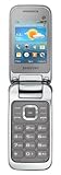 Lieferumfang:Mobiltelefon Samsung C3590 Klapphandy (GSM-Quadband,GPRS, Edge, Display 6.0 cm(2.4 Zoll)) Titanium Silber