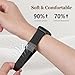 Braided Bands for Samsung Galaxy Watch 7/6/5/4/FE 40mm 44mm/Watch 6 4 Classic 46mm 42mm 47mm 43mm/5 Pro 45mm,One Click No Gap Parachute Elastic Nylon Sport Strap Wristband Galaxy Watch Band Men/Women