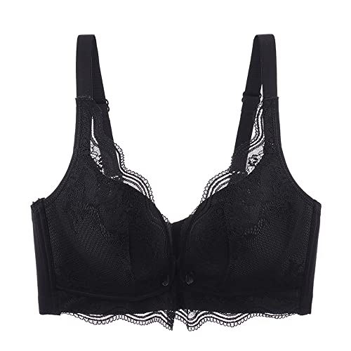 Soutien-gorge d'allaitement push-up noir 90B lingerie grossesse rembourré confortable