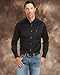 ARIAT Men’s Solid Twill Fitted Shirt Black