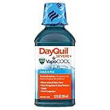 DayQuil Severe + Vicks VapoCOOL Daytime Cough, Cold & Flu Relief Liquid, 12 fl oz