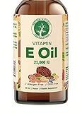 Pure Vitamin E Oil 21,000 IU, 100% Natural. Perfect for All Skin Types. Can be Used Daily to Protect and Hydrate The Skin. So Pure it can be Taken orally.