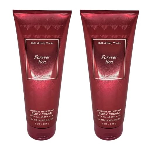 Bath and Body Works 2 Pack Forever Red Ultra Shea Body Cream 8 Oz