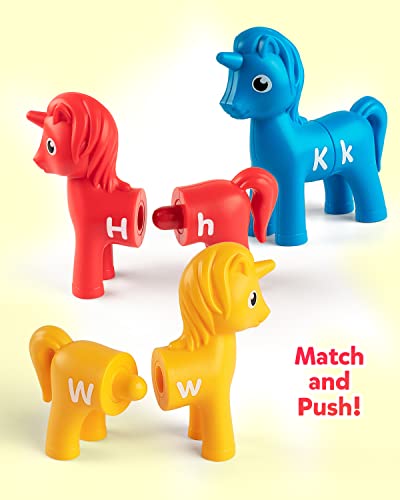 Coogam Unicorn Uppercase & Lowercase Letters Matching Game,13Pcs Double-Sided Abc Letter Toys With 26 Alphabet Recognition Match Games Preschool Educational Montessori Toys For Toddlers Boys Girls #TOP2