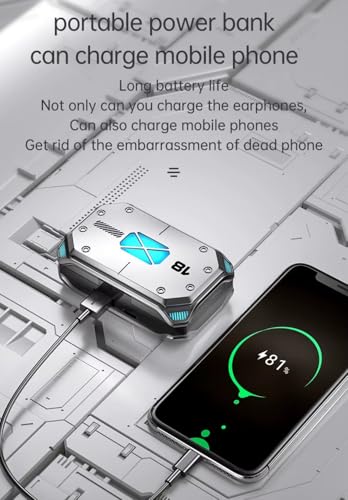 Image of M41 TWS Earbud, Bluetooth Earphone with Display, Low Latency Gaming, 40 Hrs Playtime with Fast Charging, Bluetooth 5.3 + ENC, 13mm HD BASS Drivers, IPX7 Sweat-Proof, Built-in Mic