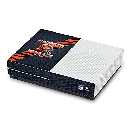 Skin NFL Cincinnati Bengals Xbox One S habillage vinyle pour soirée gaming entre amis