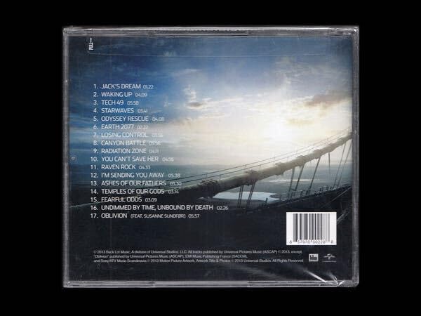 「オブリビオンOBLIVION 」サウンドトラック 輸入盤 サントラ OST Amazon.co.jp: □オブリビオン オリジナル・サウンドトラック【未開封