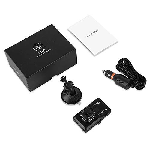 Aigoss Dash Camera for Cars Recorder, Video Dash Cam 3 Inch 1080P Full HD Wide Angle Driving Recorder with Night Vision WDR G-Sensor Parking Monitor Loop Recording Motion Detection