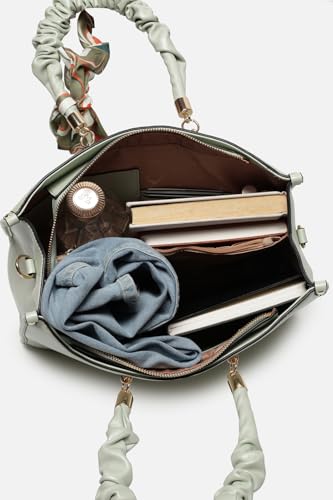 Image of Allen Solly Women's Large Tote Shoulder Bag | Vegan Leather | Organized Interior | Magnetic Flap | Brunch & Shopping