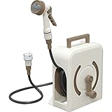 アイリスオーヤマ ホースリール 15m フルカバー仕様 蛇口ジョイント付 水形切替機能付 持ち運びしやすい持ち手付き HHR15 アイボリー