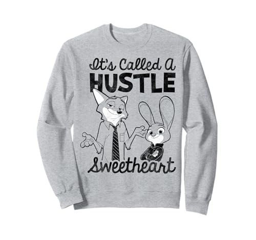 Sweat Zootopia Nick & Judy Disney en coton confortable pour le quotidien