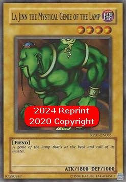 La Jinn The Mystical Genie of The Lamp (V.2) RP01-EN085 Super Rare Englisch Boosterfrisch Unlimitiert - Retro Pack - mit ReCollectibles-Versandschutz - für Yu-Gi-Oh!