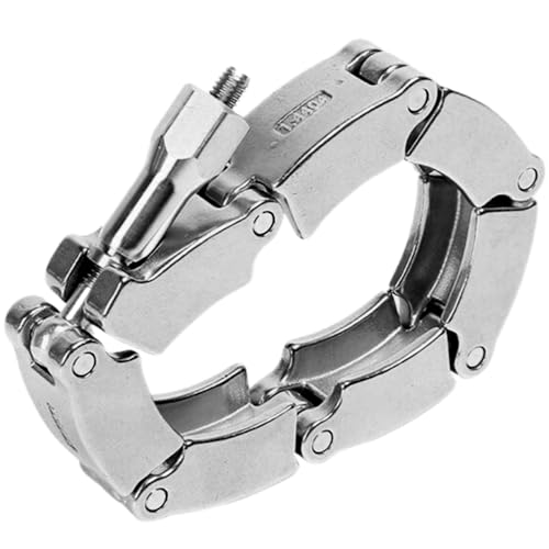 Abrazadera de cadena KF50 NW50 con tuerca de sujeción acero inoxidable 6