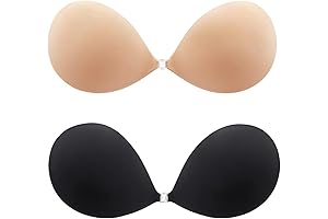 Adhesive Bra Invisible Sticky Strapless Push up Backless Reusable Silicone Covering Nipple Bras
