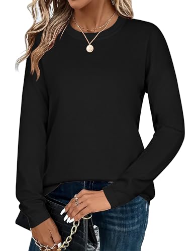 Image of Zeagoo Sweaters for Women Fall Outfits Trendy 2025 Long Sleeve Shirts Bussiness Casual Knit Pullover Sweater Tops