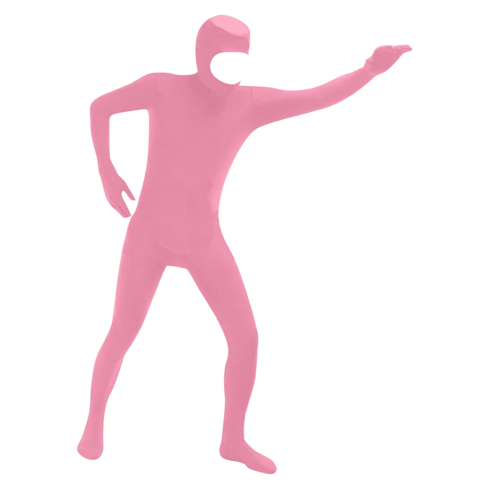 Halloween Costumes Adults Women Men Suit Unisex Funny Open Face Full Body Suits Stretch Solid Color Unitard Cosplay Party Performance Festival Outfits Adult Halloween Costume Body Suit