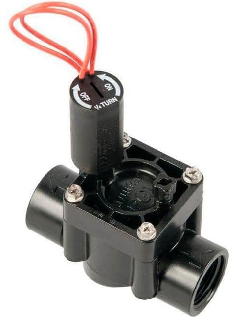 ELECTROVÁLVULA DE RIEGO 1' 24V PGV-100 Hunter. Rosca hembra, uso con todos los programadores eléctricos de riego automático, negro
