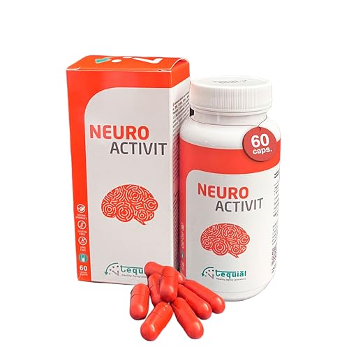 Tequial - NEUROACTIVIT | Suplemento Nootropico con Magnesio Bisglicinato + Fosfatidilserina | Pastillas Memoria y Concentración | 60 Cápsulas Vegetales | Bisglicinato de Magnesio Fabricado en España
